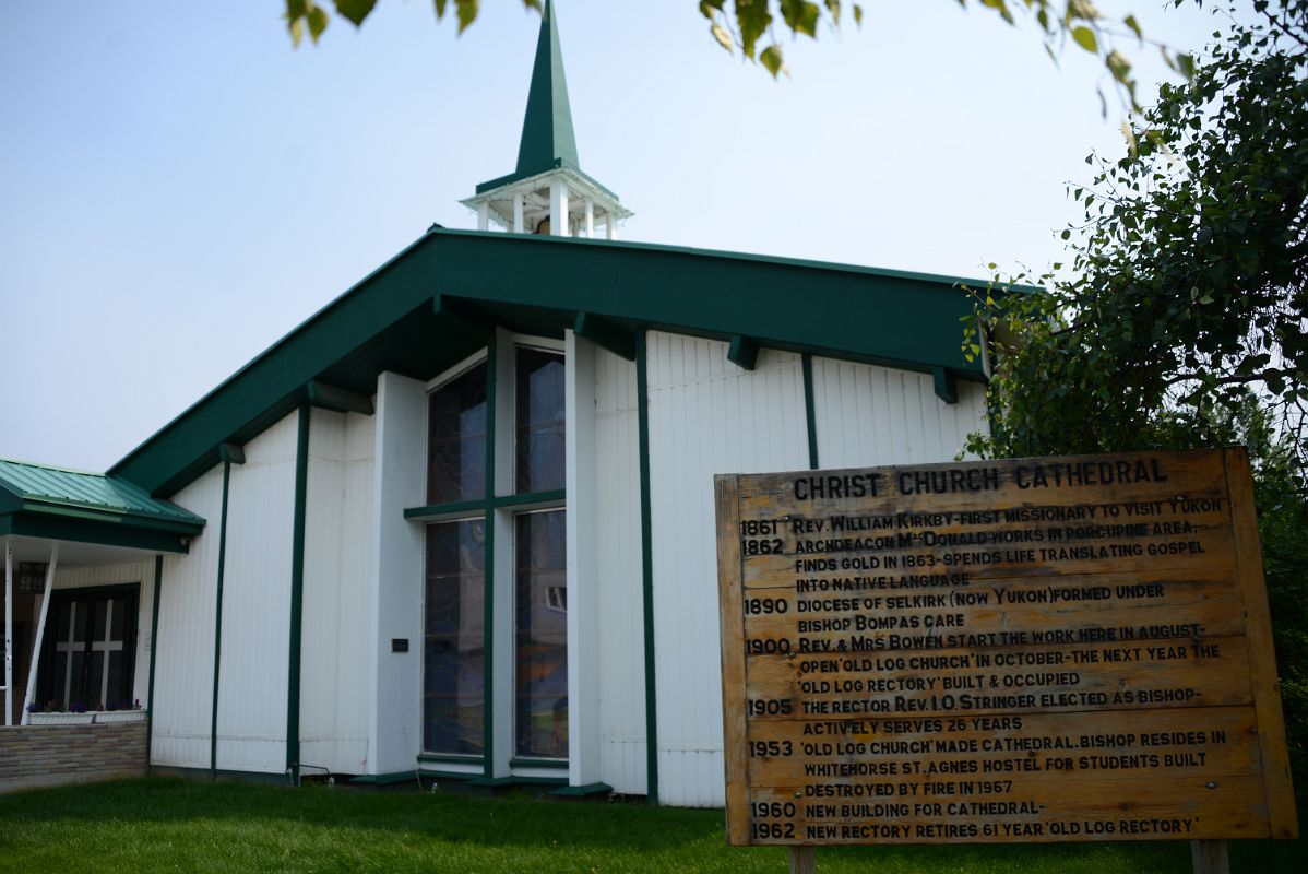 02 The New Christ Church Cathedral And History Of The Old Log Church In Whitehorse Yukon
